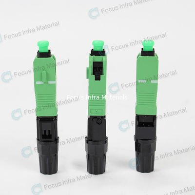0.3dB Fiber Optic Fast Connectors SC APC Field Assembly Optical Connector
