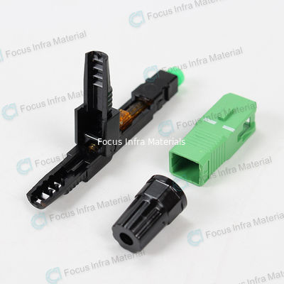 0.3dB Fiber Optic Fast Connectors SC APC Field Assembly Optical Connector