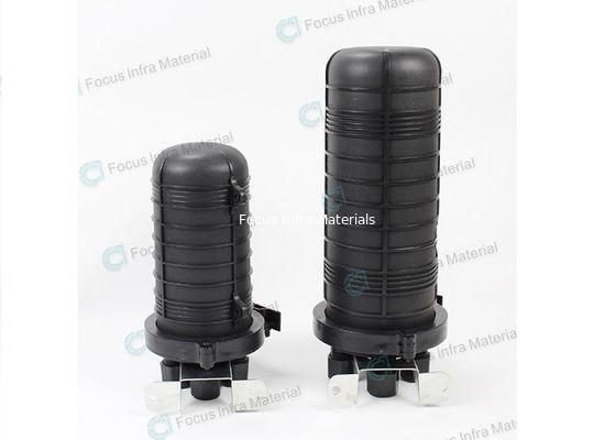Plastic Dome Vertical Fiber Optic Splice Closure Pipeline Buried Duct Mounting