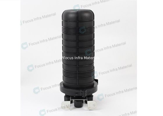 Plastic Dome Vertical Fiber Optic Splice Closure Pipeline Buried Duct Mounting