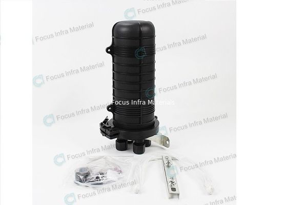 Plastic Dome Vertical Fiber Optic Splice Closure Pipeline Buried Duct Mounting