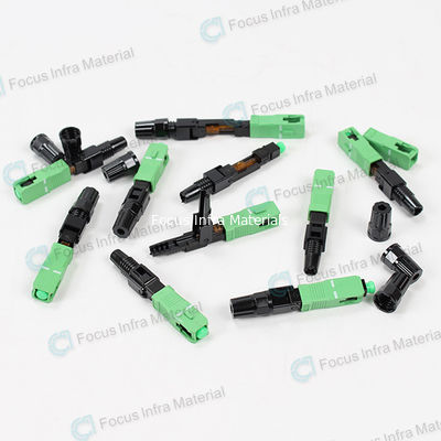 0.3dB Fiber Optic Fast Connectors SC APC Field Assembly Optical Connector
